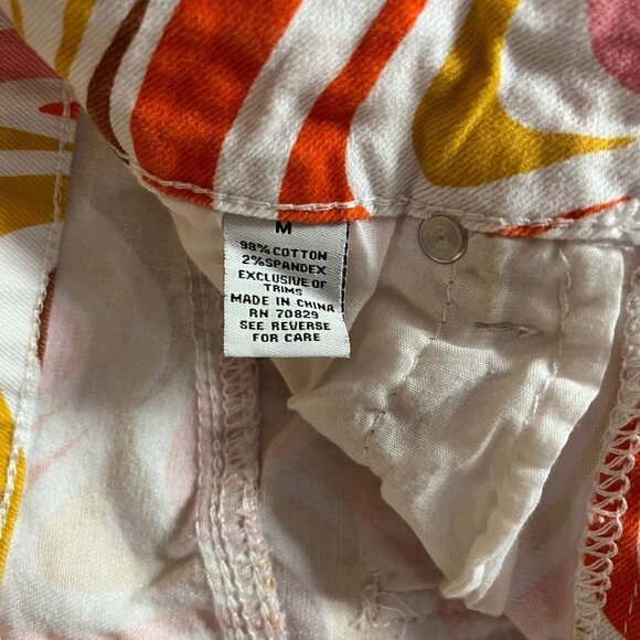 Rue21 Retro Multi Swirl Print Straight Jeans - Size Medium - Picture 5 of 9